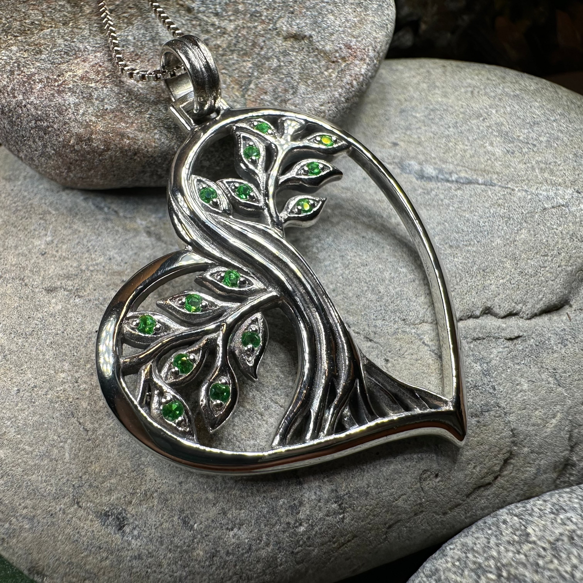 Lyssie Celtic Tree of Life Necklace in Sterling Silver | Pendant | Wiccan Center