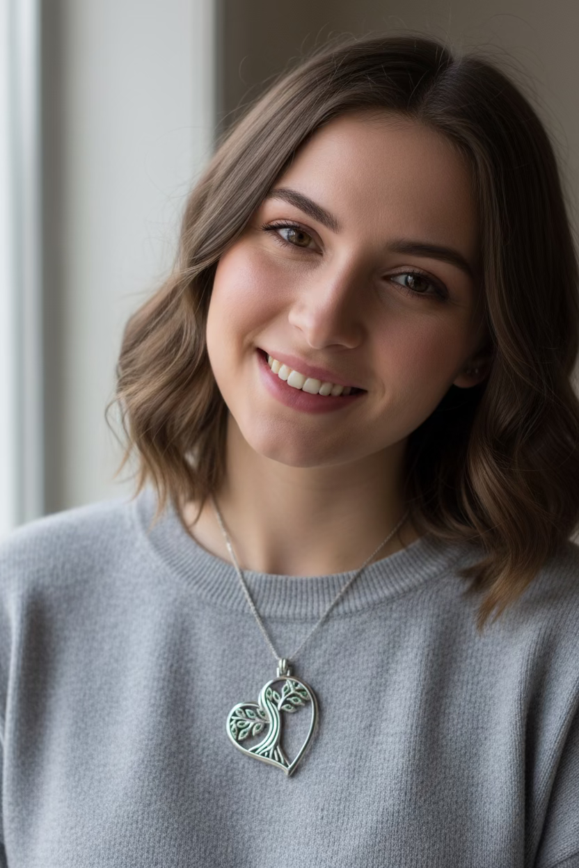 Lyssie Celtic Tree of Life Necklace in Sterling Silver | Pendant | Wiccan Center