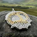 Celtic Dawn Tree of Life Necklace in Sterling Silver | Pendant | Wiccan Center