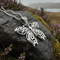 Azaria Celtic Butterfly Necklace in Sterling Silver | Pendant | Wiccan Center