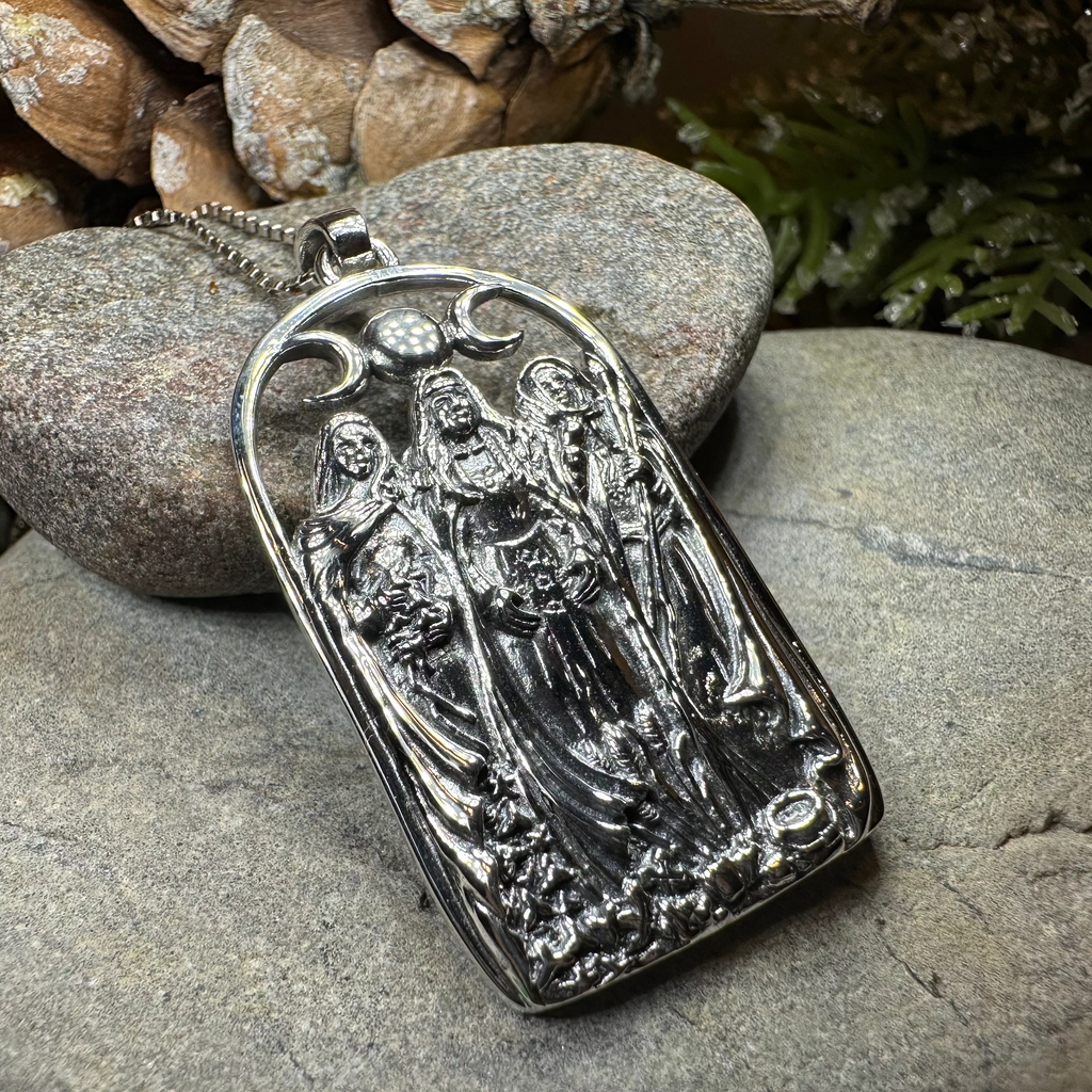 Hecate Triple Goddess Necklace | Pendant | Wiccan Center