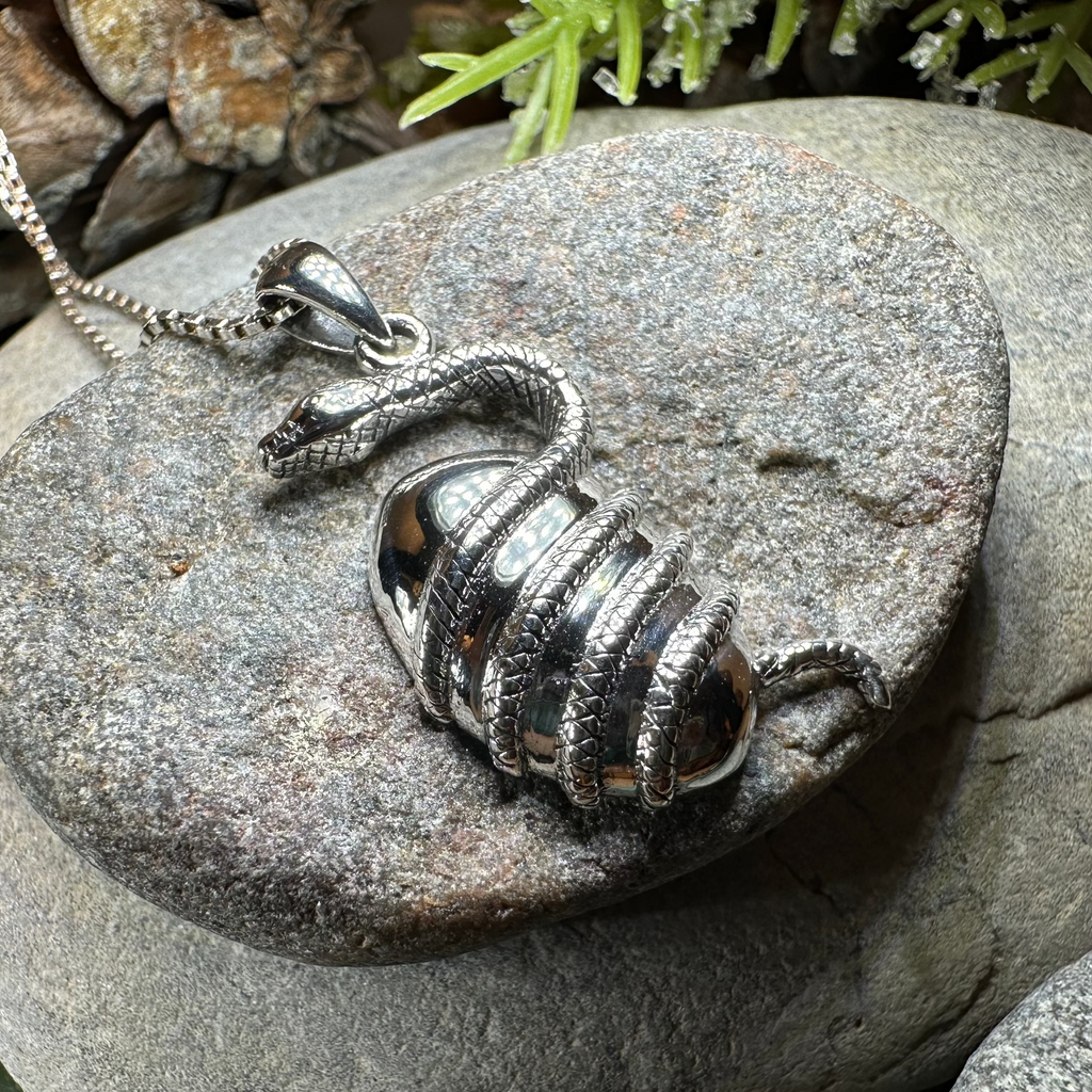 Orphic Greek World Egg Pendant in Sterling Silver | Pendant | Wiccan Center