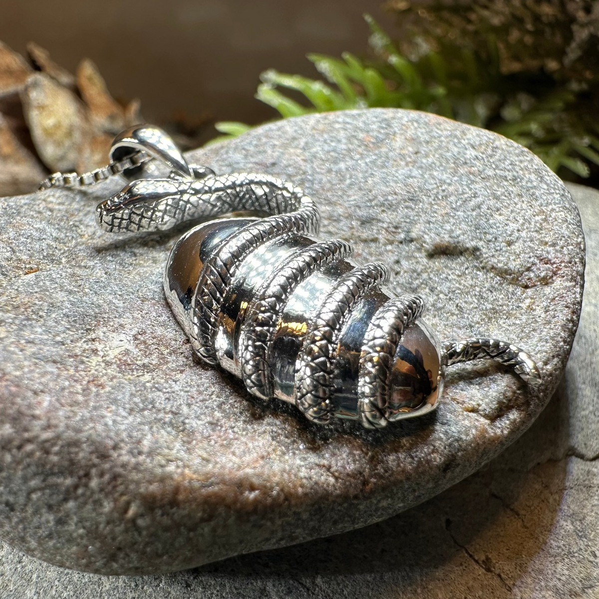 Orphic Greek World Egg Pendant in Sterling Silver | Pendant | Wiccan Center