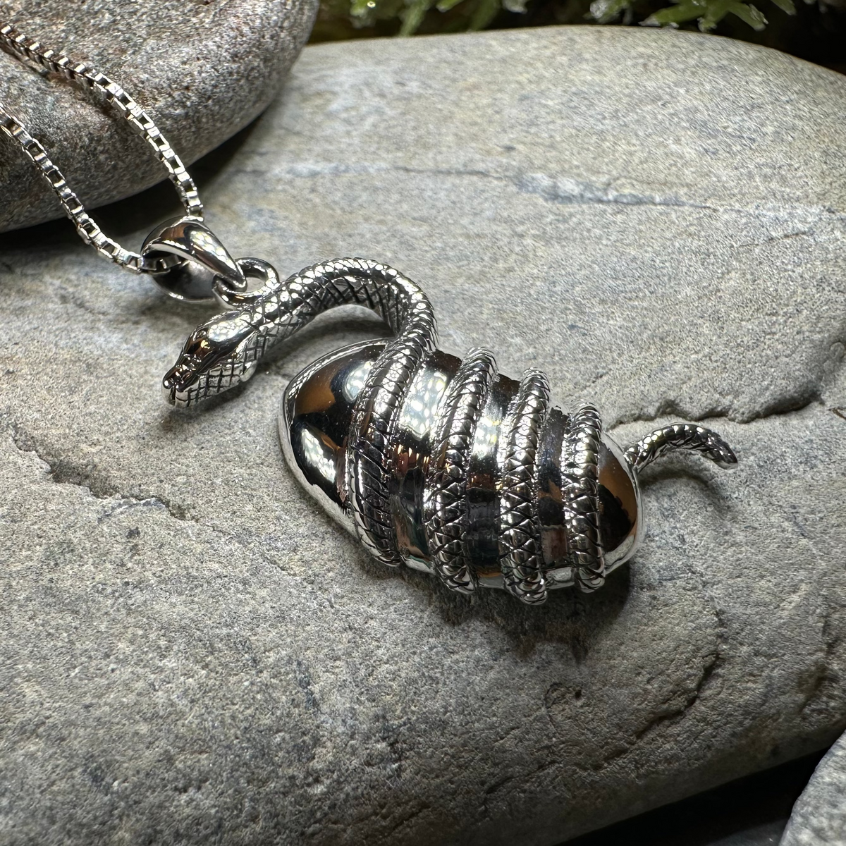 Orphic Greek World Egg Pendant in Sterling Silver | Pendant | Wiccan Center