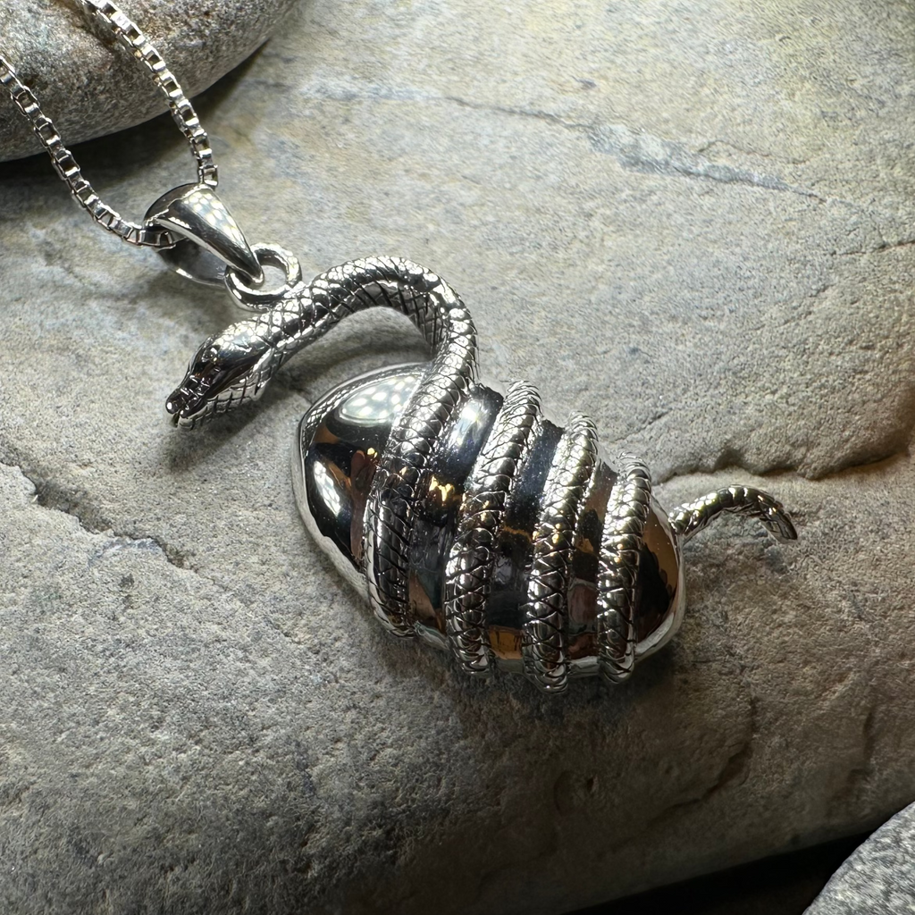 Orphic Greek World Egg Pendant in Sterling Silver | Pendant | Wiccan Center