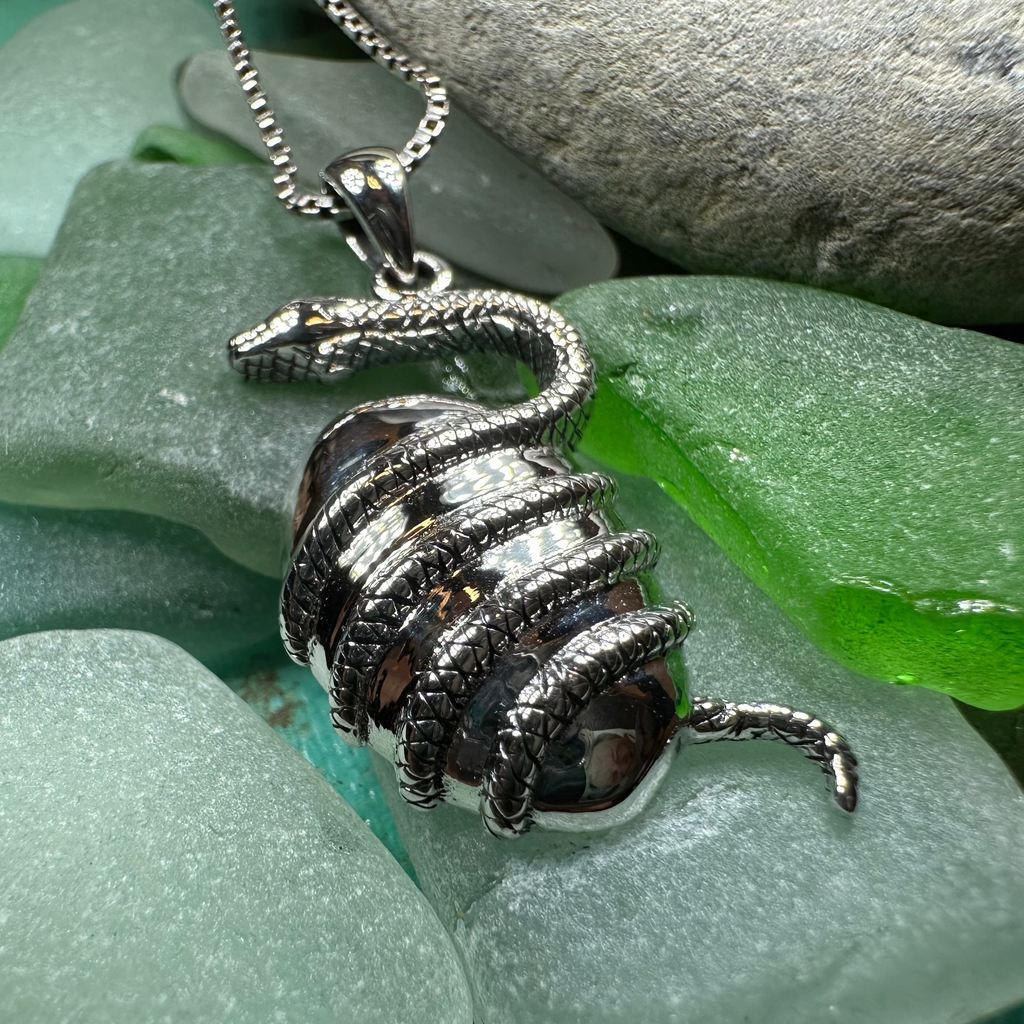 Orphic Greek World Egg Pendant in Sterling Silver | Pendant | Wiccan Center