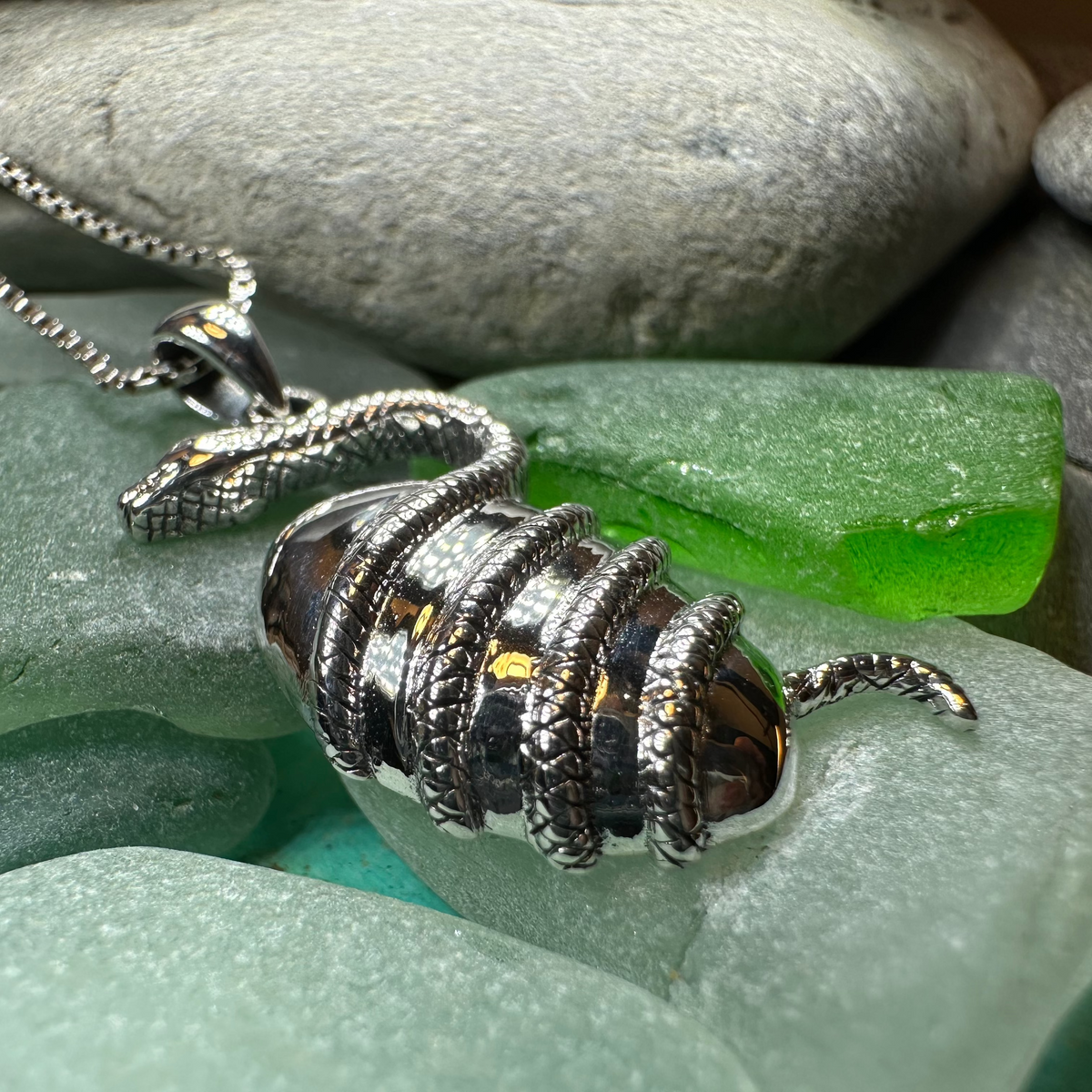 Orphic Greek World Egg Pendant in Sterling Silver | Pendant | Wiccan Center