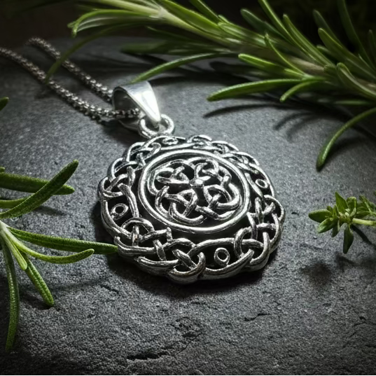 Laidley Celtic Knot Necklace in Sterling Silver | Pendant | Wiccan Center
