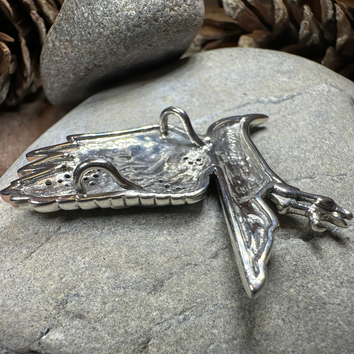 Ashild Raven Celtic Necklace in Sterling Silver | Pendant | Wiccan Center
