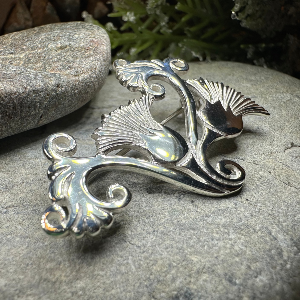 Shetland Isles Thistle Brooch - Handmade in Scotland | Brooch | Wiccan Center