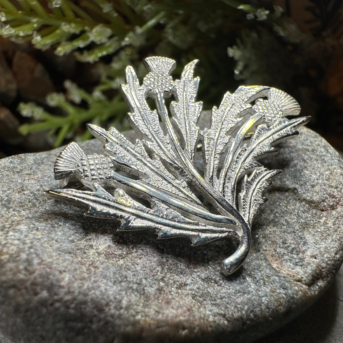 Larysa Scottish Thistle Brooch - Handmade in Scotland | Brooch | Wiccan Center