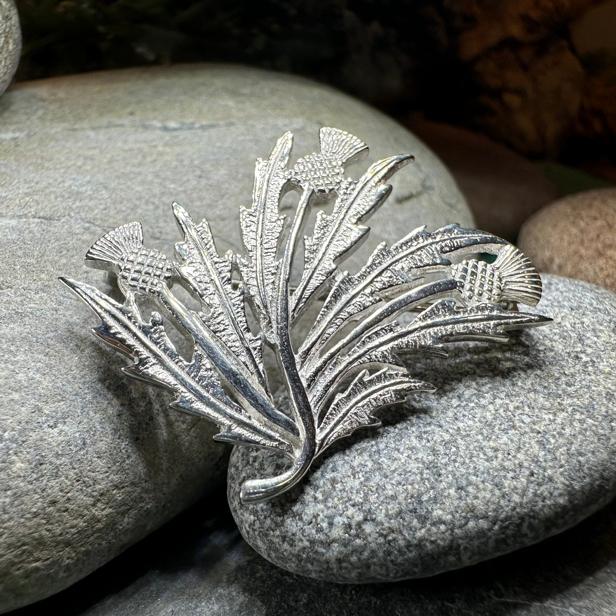 Larysa Scottish Thistle Brooch - Handmade in Scotland | Brooch | Wiccan Center