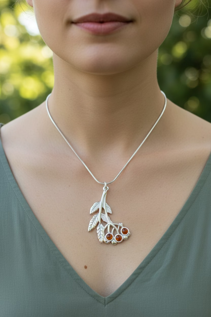 Rowan Tree of Life Necklace - Handmade in Scotland | Pendant | Wiccan Center