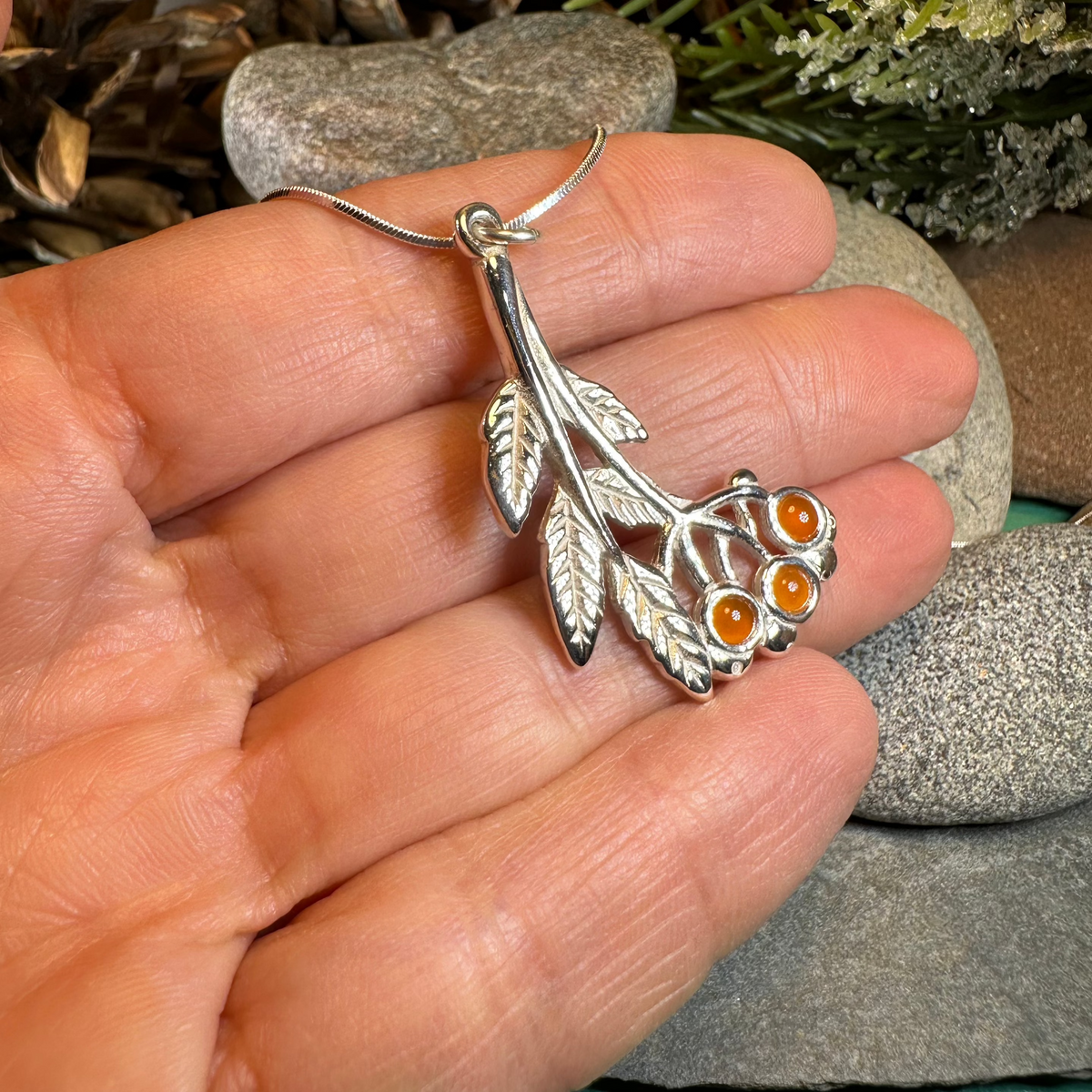 Rowan Tree of Life Necklace - Handmade in Scotland | Pendant | Wiccan Center