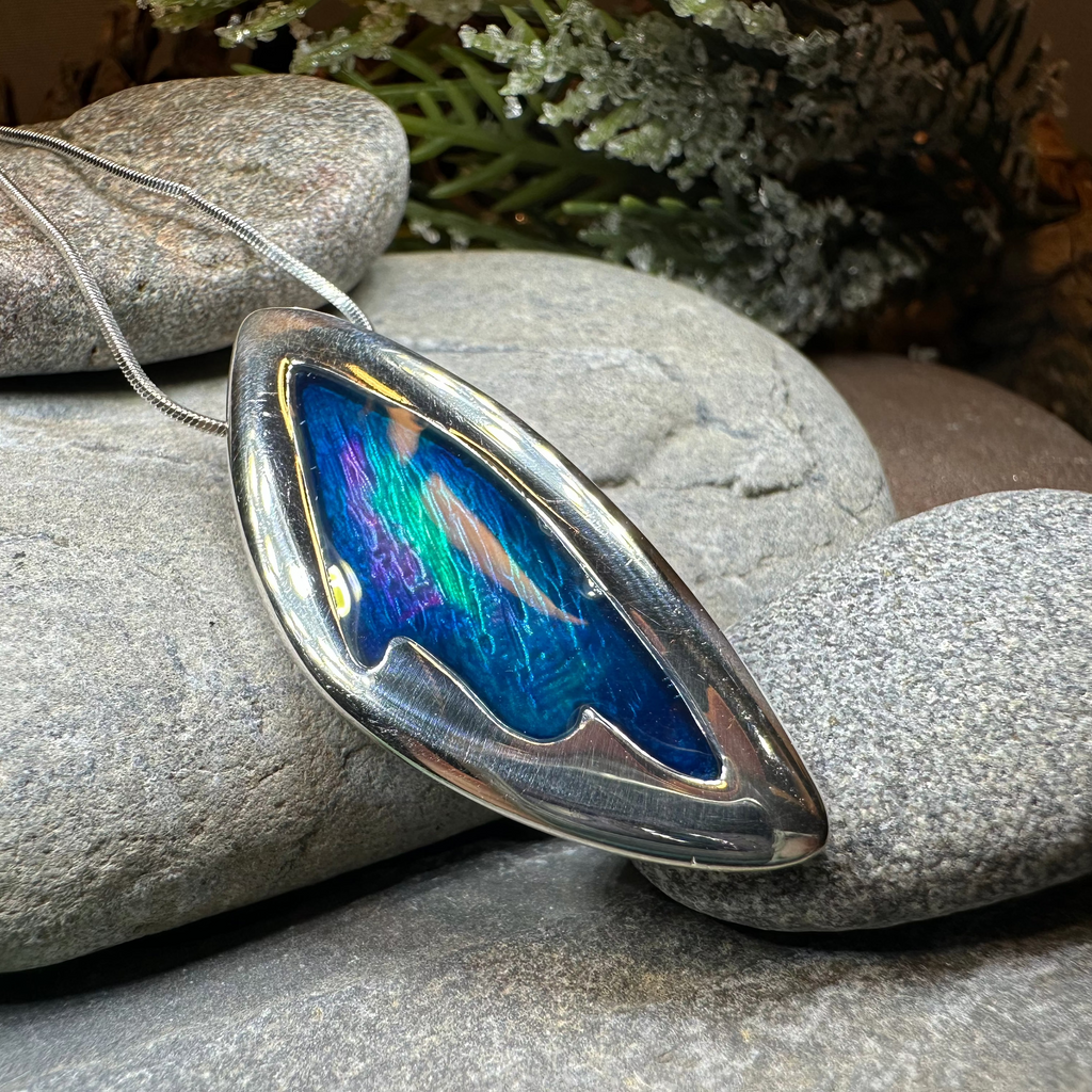 Northern Lights Necklace - Handmade in Scotland | Pendant | Wiccan Center