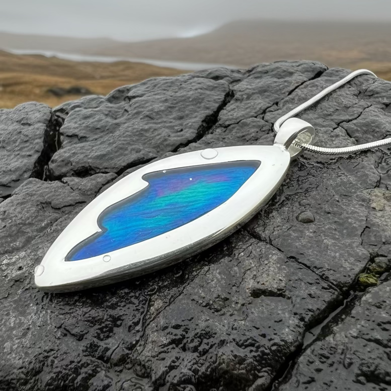 Northern Lights Necklace - Handmade in Scotland | Pendant | Wiccan Center