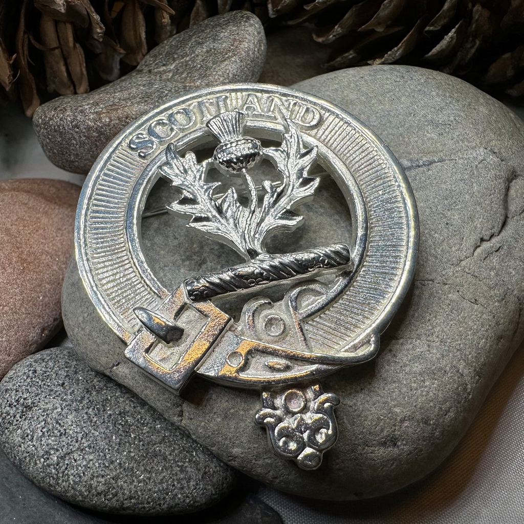 Scotland Thistle Brooch - Handmade in Scotland | Brooch | Wiccan Center