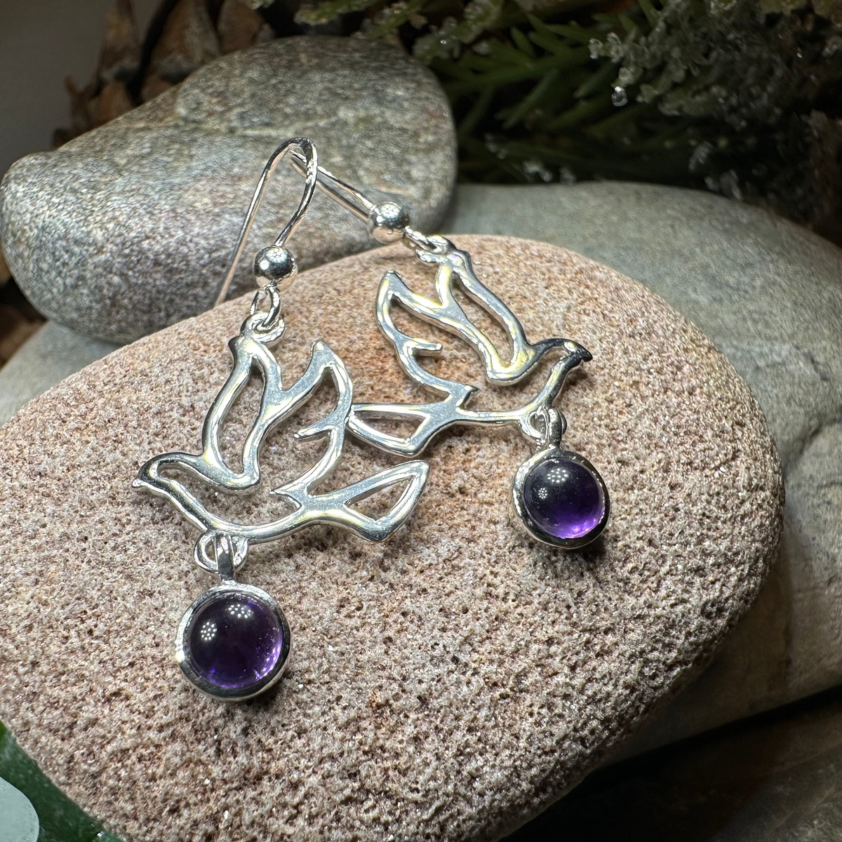 Forever Dove Earrings | Dangle Earrings | Wiccan Center