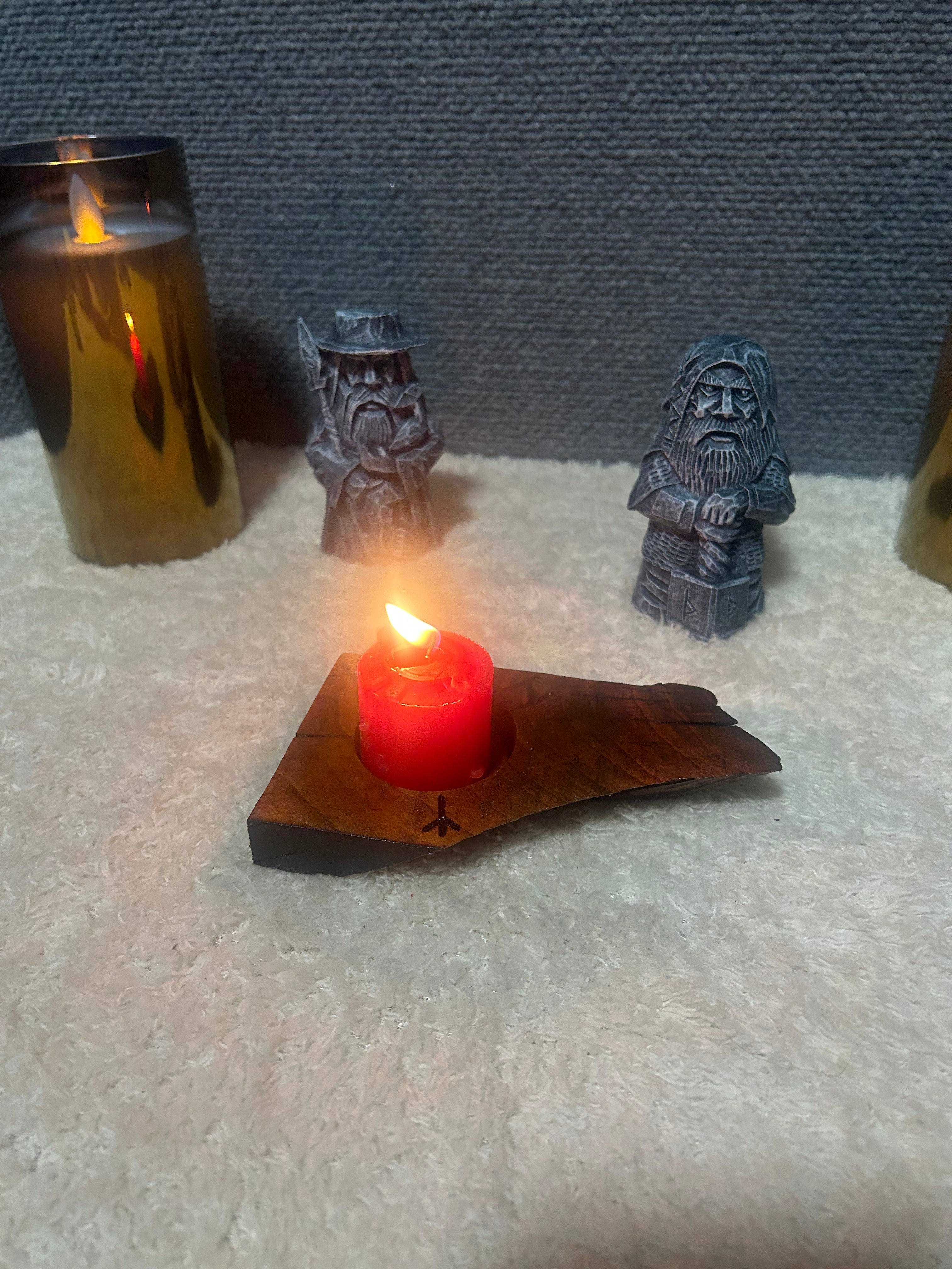 Viking Votive: Triple Protection | Table Top Decor | Wiccan Center
