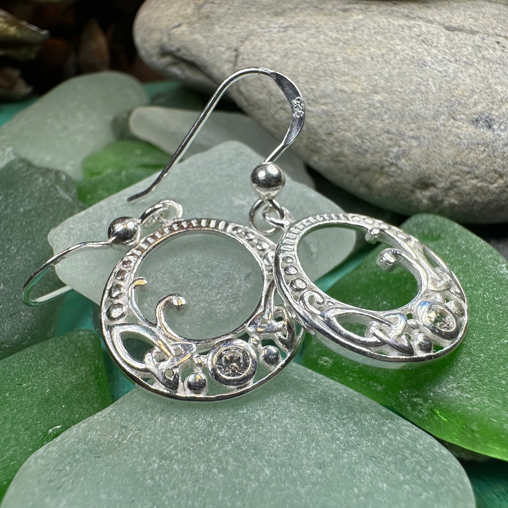 Zia Trinity Knot Earrings | Dangle Earrings | Wiccan Center