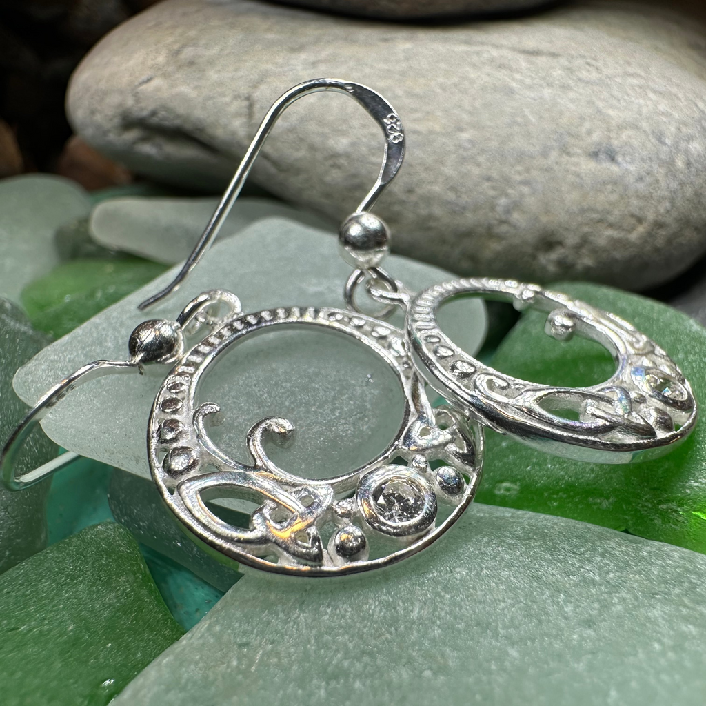 Zia Trinity Knot Earrings | Dangle Earrings | Wiccan Center