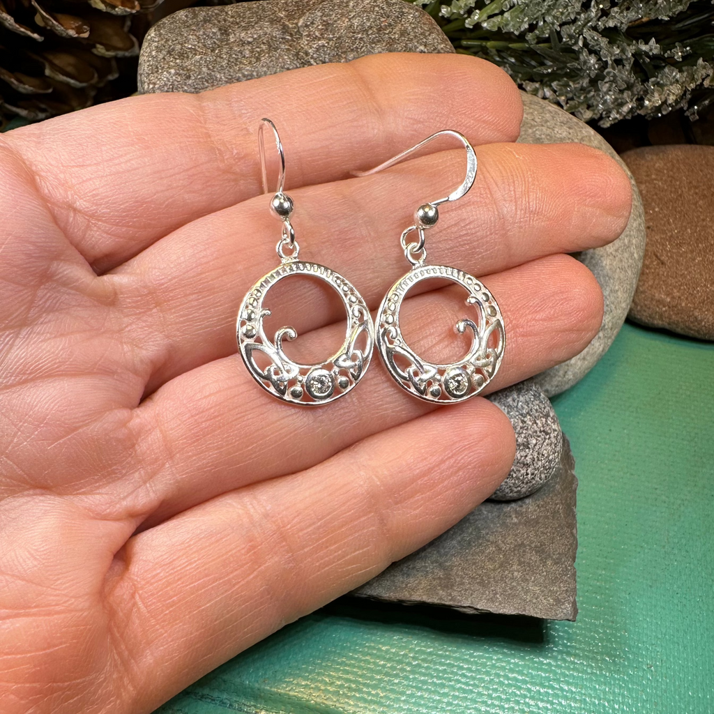 Zia Trinity Knot Earrings | Dangle Earrings | Wiccan Center