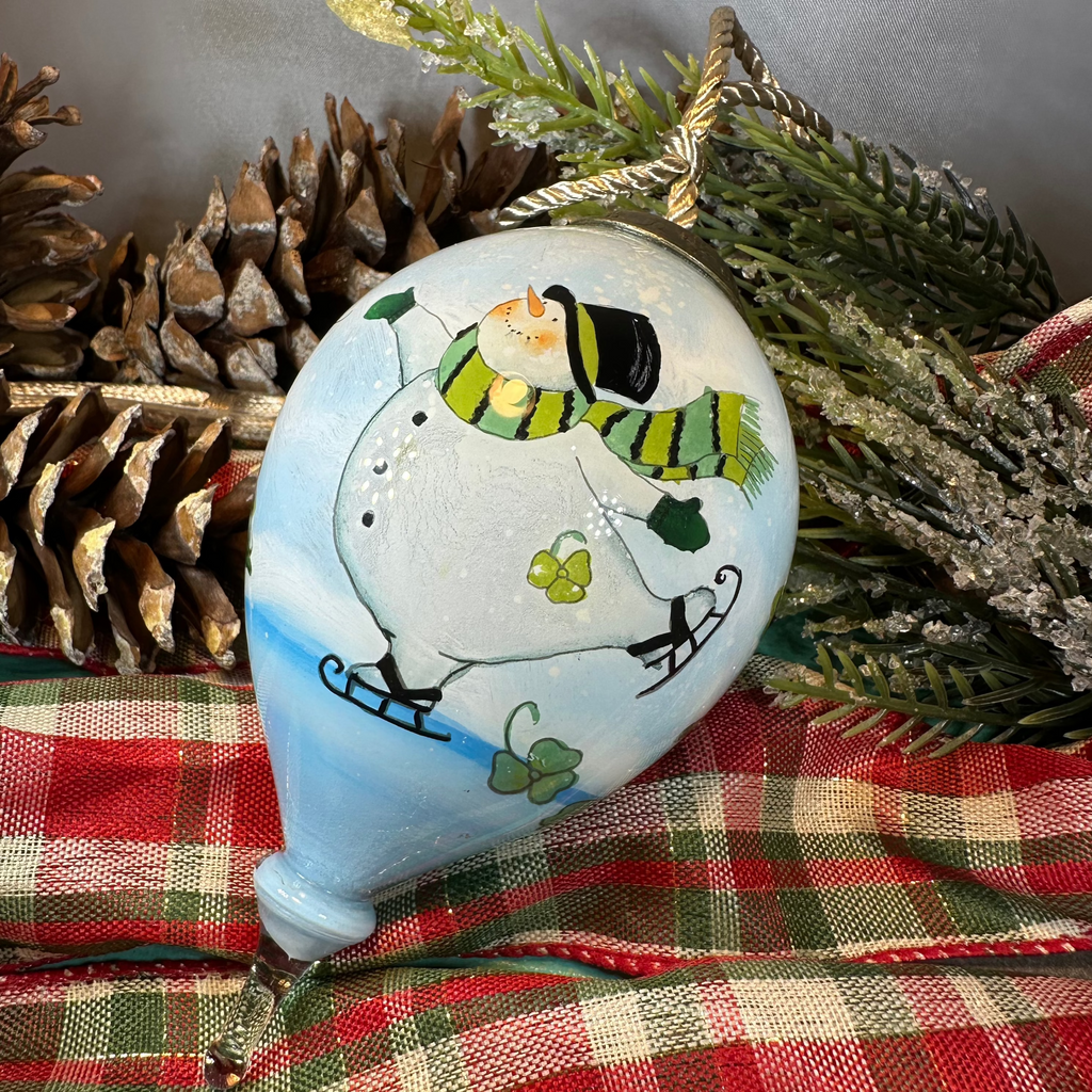 Irish Shamrock Snowman Ornament | Gifts | Wiccan Center