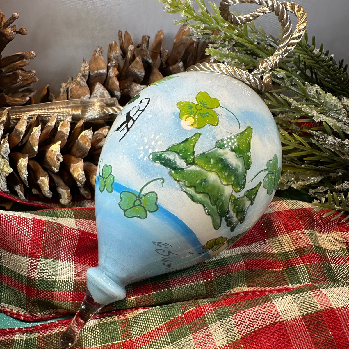 Irish Shamrock Snowman Ornament | Gifts | Wiccan Center