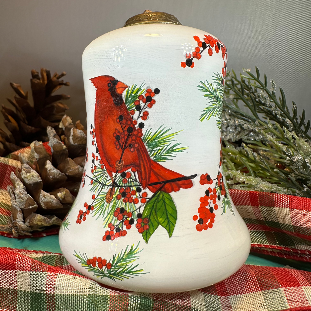 Winter Berries Cardinal Ornament | Gifts | Wiccan Center