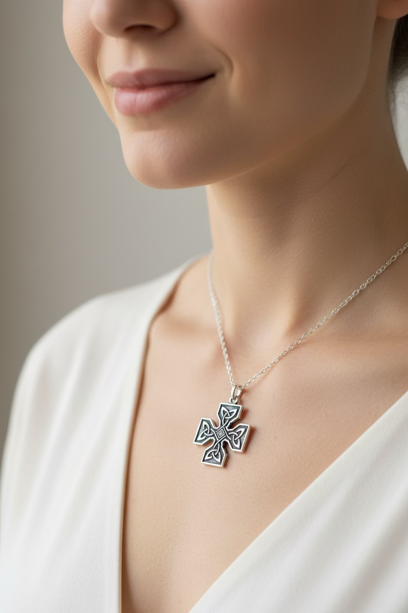 Ahenny Celtic High Cross Necklace | Pendant | Wiccan Center