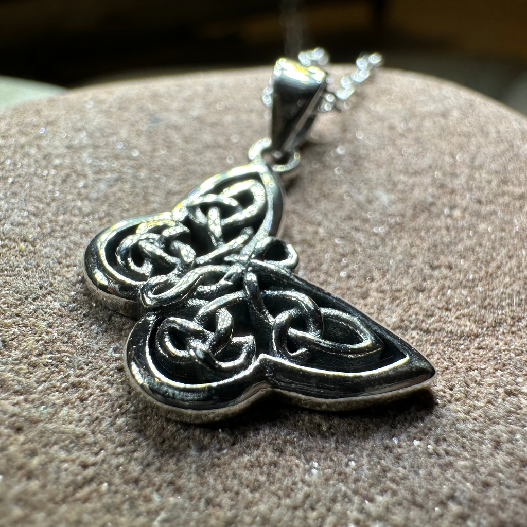 Petite Celtic Butterfly Necklace