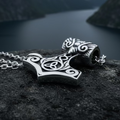 Petite Thor's Hammer Celtic Necklace | Pendant | Wiccan Center
