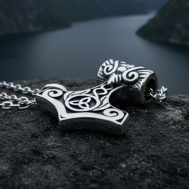 Petite Thor's Hammer Celtic Necklace | Pendant | Wiccan Center