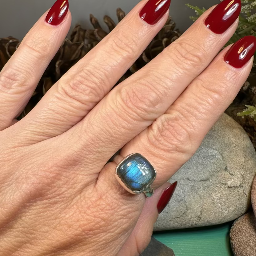 Celtic Twilight Labradorite Ring | Ring | Wiccan Center
