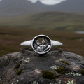 Nahla Petite Scottish Thistle Ring in Sterling Silver | Ring | Wiccan Center