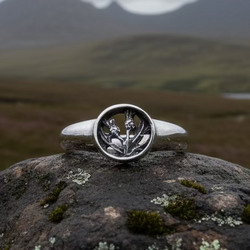 Nahla Petite Scottish Thistle Ring in Sterling Silver | Ring | Wiccan Center