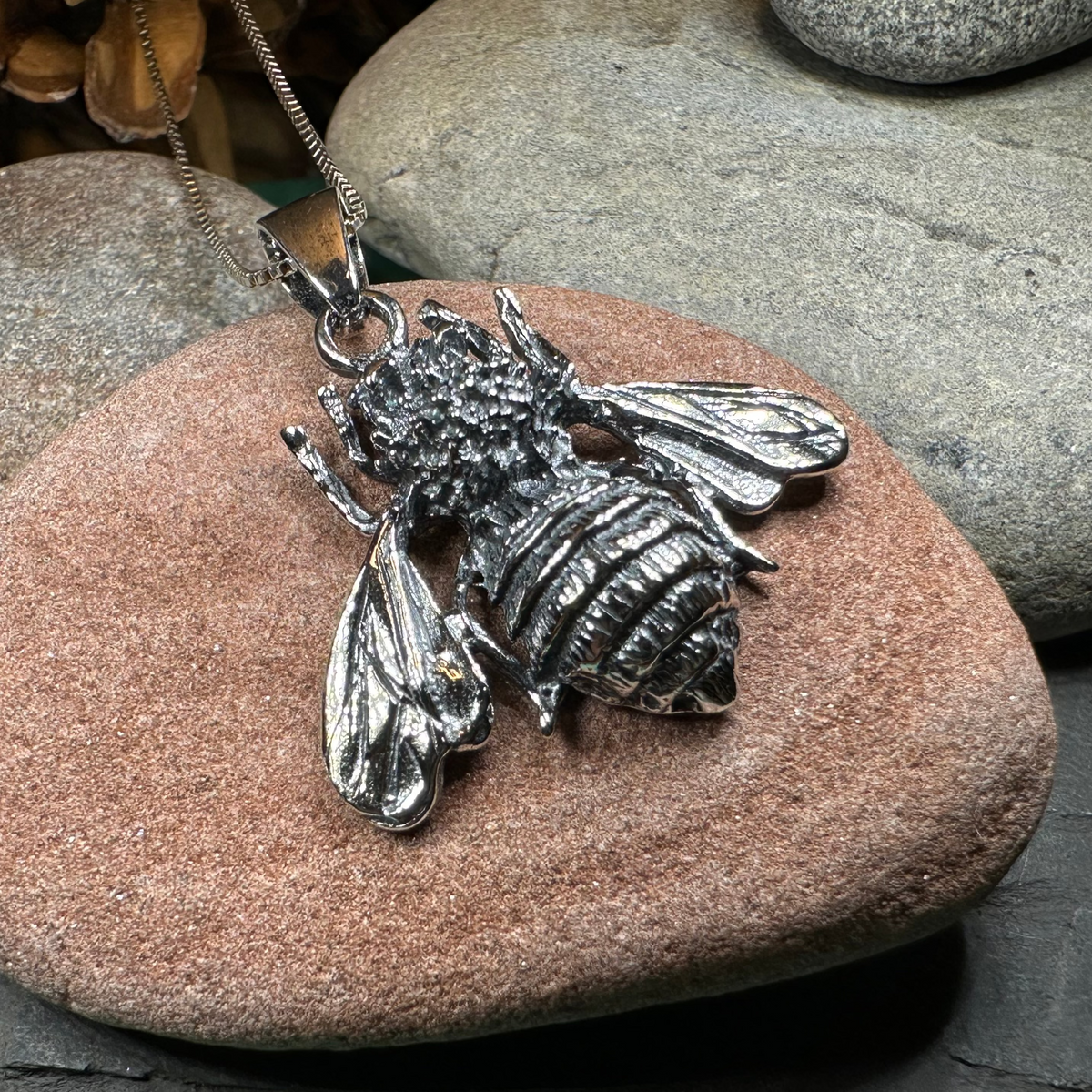 Bethany Realistic Bee Necklace | Pendant | Wiccan Center