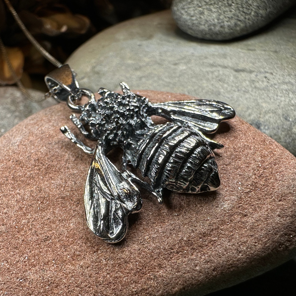 Bethany Realistic Bee Necklace | Pendant | Wiccan Center