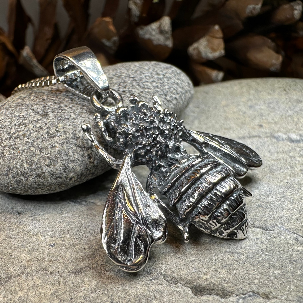 Bethany Realistic Bee Necklace | Pendant | Wiccan Center