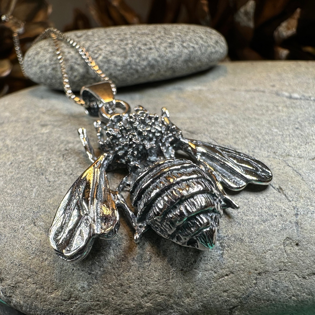 Bethany Realistic Bee Necklace | Pendant | Wiccan Center