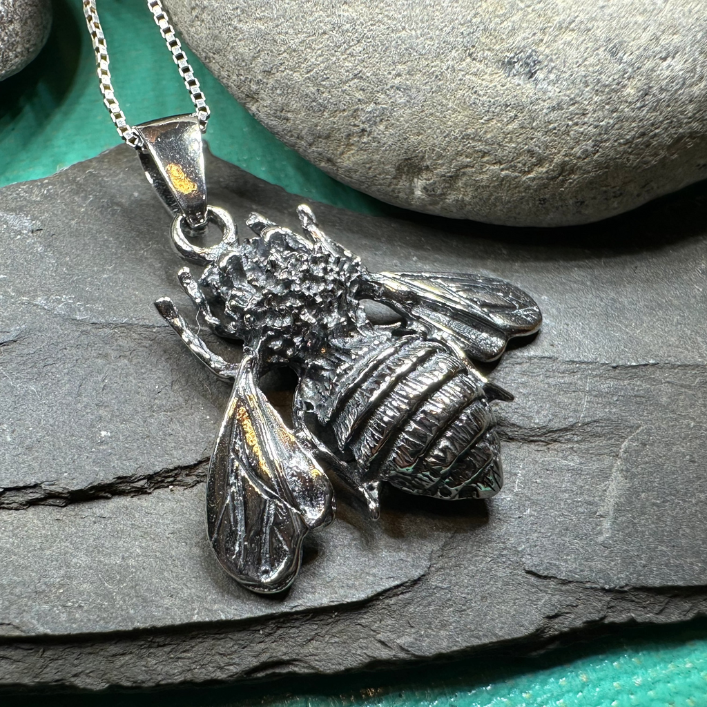 Bethany Realistic Bee Necklace | Pendant | Wiccan Center