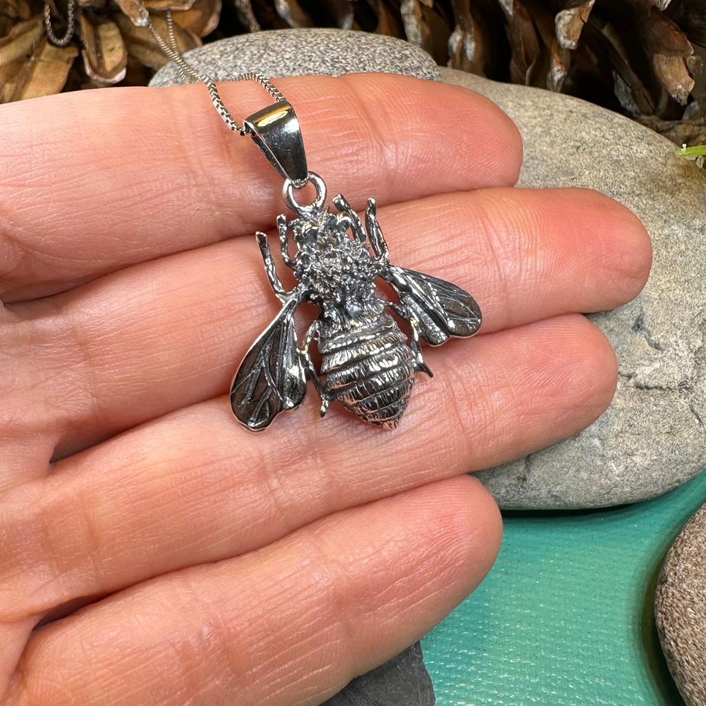 Bethany Realistic Bee Necklace | Pendant | Wiccan Center