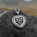 Romantic Scottish Thistle Necklace in Sterling Silver | Pendant | Wiccan Center
