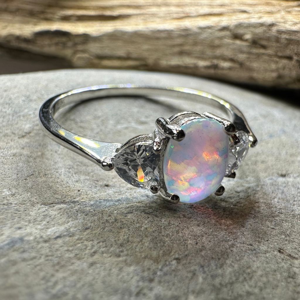 Enya Opal Celtic Ring | Ring | Wiccan Center