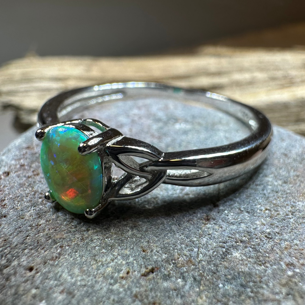 Irish Rain Celtic Ring in Sterling Silver