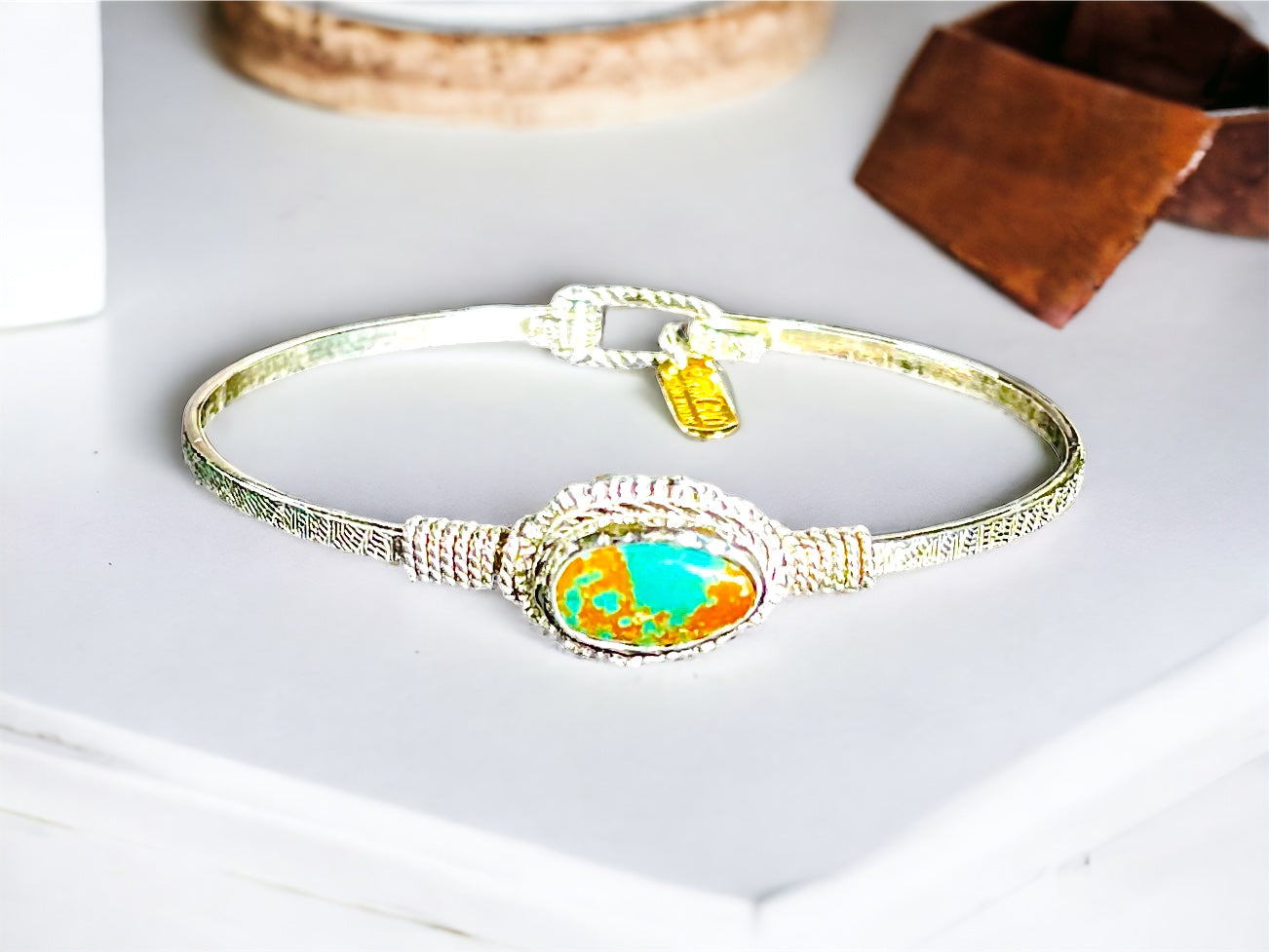 Kingman Turquoise Bracelet | Bracelet | Wiccan Center