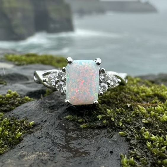 Minerva Opal Celtic Ring | Ring | Wiccan Center
