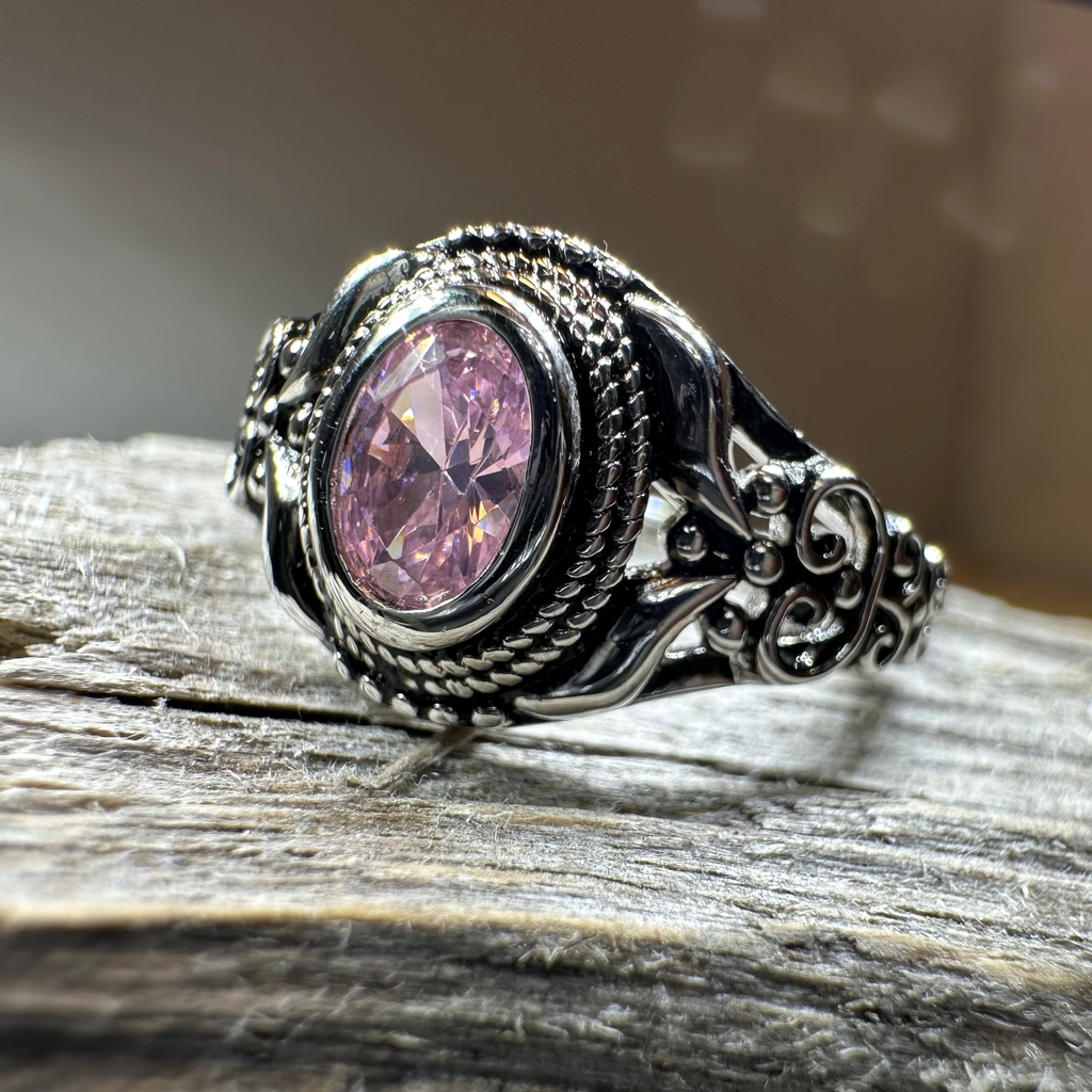 Romantic Celtic Knot Ring in Sterling Silver
