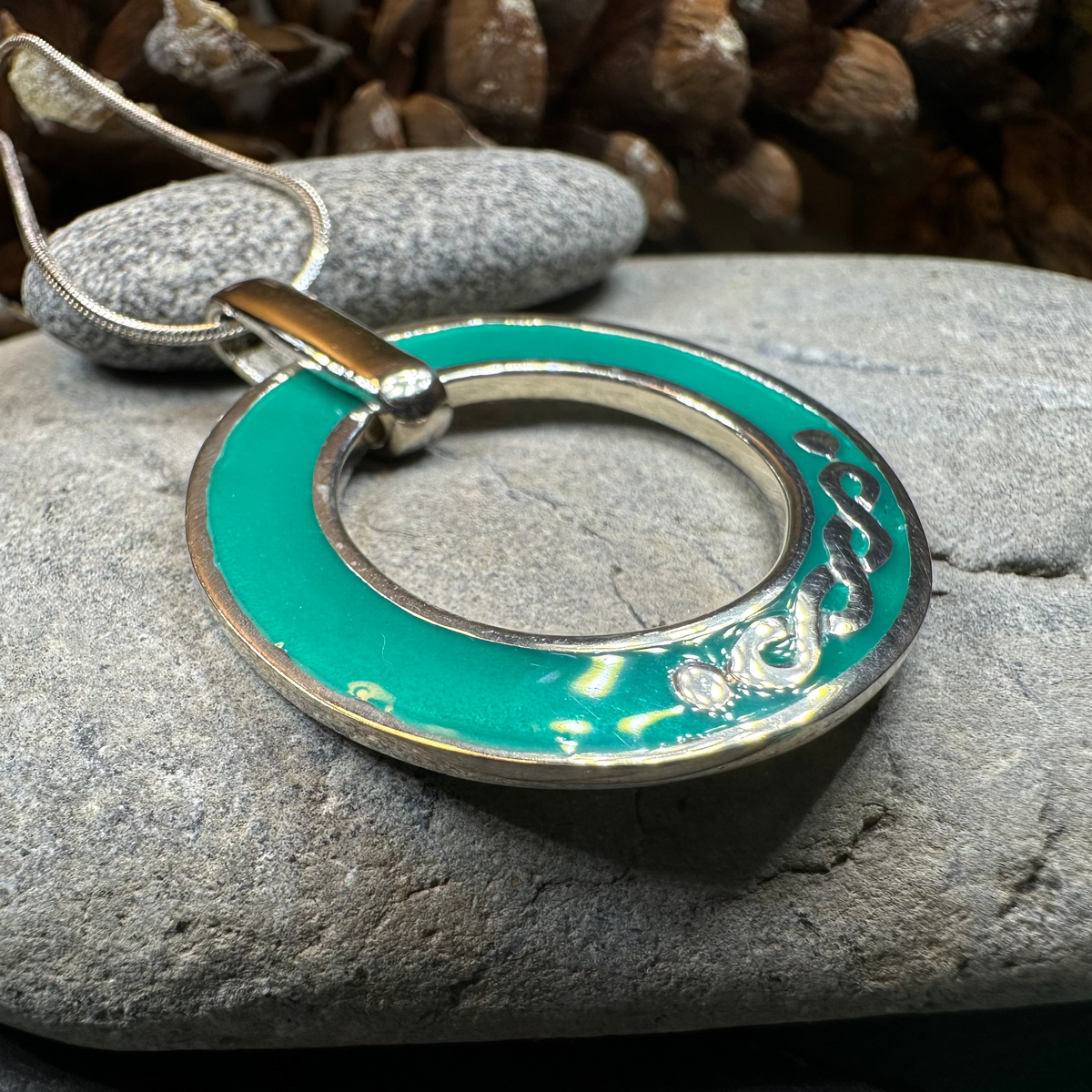 Seaside Celtic Knot Necklace - Handmade in Scotland | Pendant | Wiccan Center