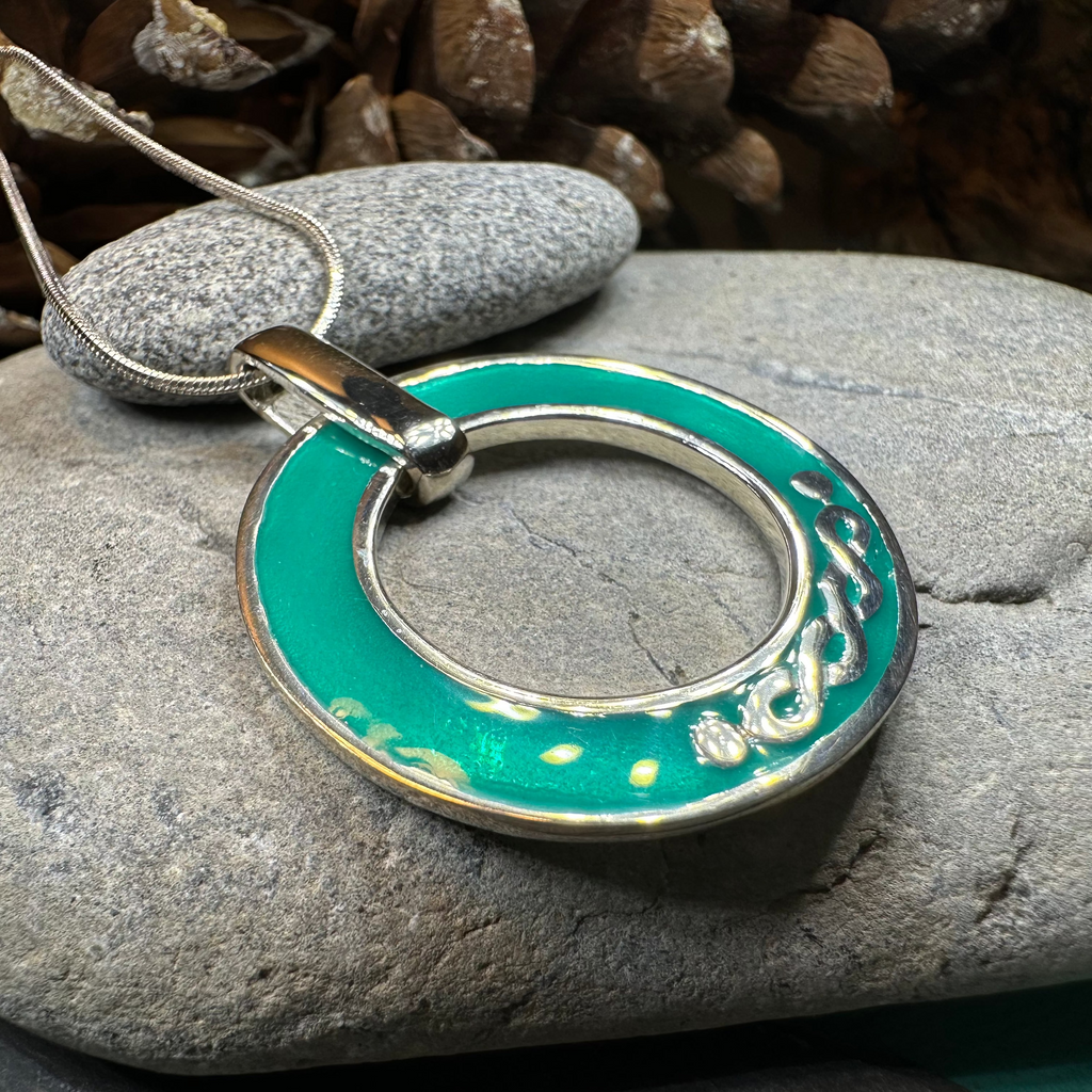 Seaside Celtic Knot Necklace - Handmade in Scotland | Pendant | Wiccan Center